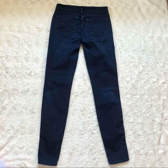 J Brand Klash Ankle Zip Dark Wash Skinny Jeans Size 25 - Picture 3 of 14